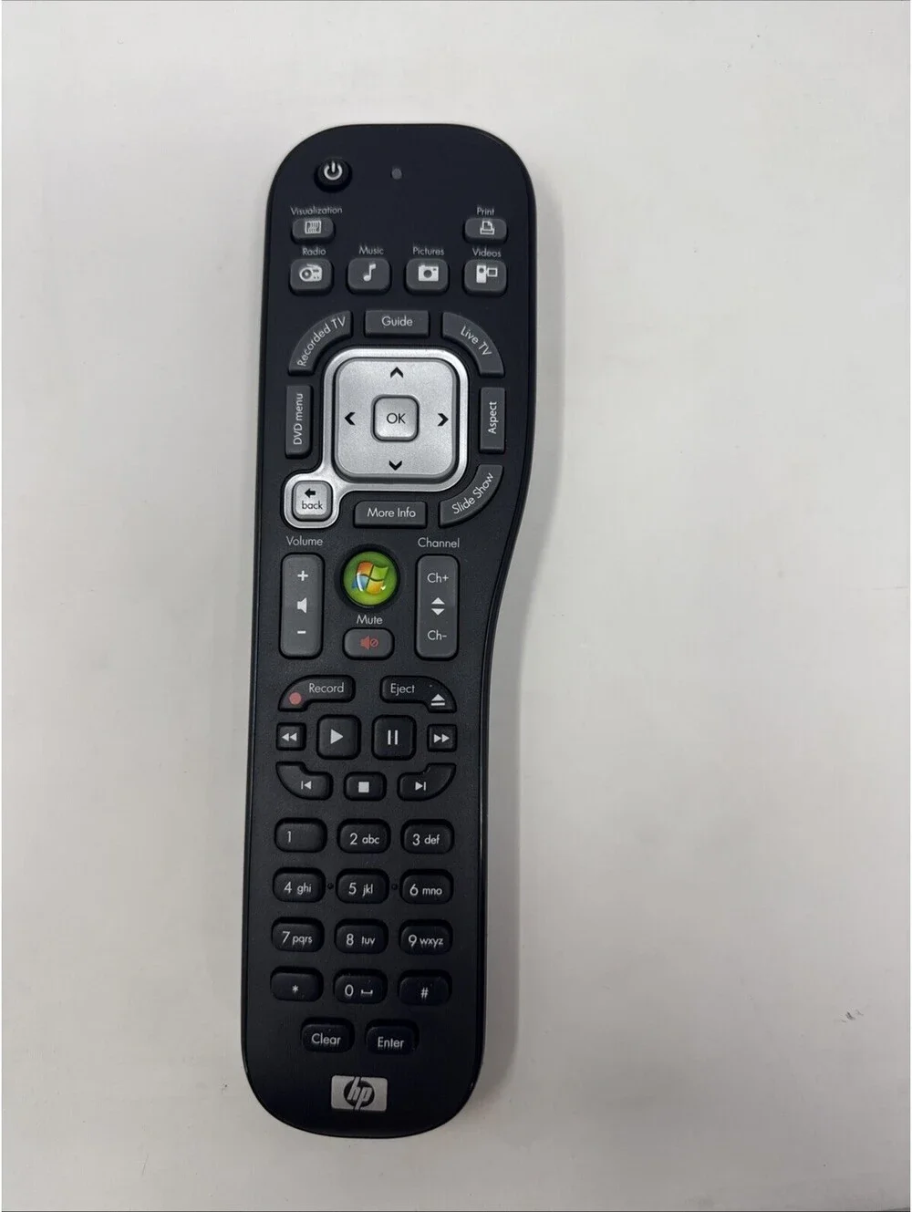 HP 5070-2583 Windows media Center Replacement Remote Control